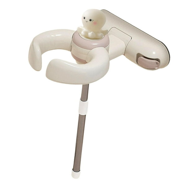 Soporte de baño con ventosas, ergonómico, soporte de baño con barra de soporte para ducha, recién nacido Estilo F