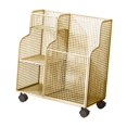 thumbnail image 2 of Carrito de almacenamiento con ruedas para colchonetas de espuma Oro, 2 of 8