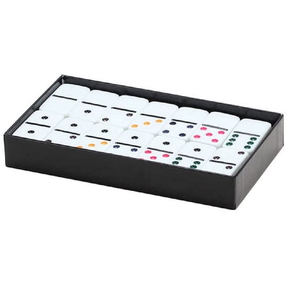 CHH 2322 Double 6 Jumbo Dominoes with Color Dot, 8.25-inch Length