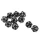 thumbnail image 5 of Conjunto de 10 Caras para Juegos de Mesa , ; Dados Poliédricos D20 22mm, Set de 10 Piezas para Juego de Rol; 10 Piezas de Dados Veinte, 5 of 8
