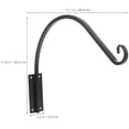 thumbnail image 2 of SHOWERORO 1Jgo Soporte Para Plantas Colgante Exterior De Hierro Resistente Ideal Para Macetas Y Objetos Decorativos, 2 of 7