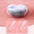 thumbnail image 4 of Contact Lens Cleaner Machine, Portable Ultrasonic Cleaning Charger Mirror Tweezers Remover Tool Replaceable Contact Lens Case for Daily Outdoor, 4 of 6