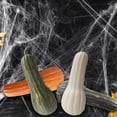 thumbnail image 6 of Long Artificial Pumpkins Realistic Fake Foams Pumpkins for Thanksgiving Holiday Party Decorations Photography Props, 6 of 8