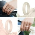 thumbnail image 3 of Women'S 5.5Mm Wide 2Mm Thick Silicone Wedding Rings Rubber Bands,Variety Multipack 1-7, 3 of 6