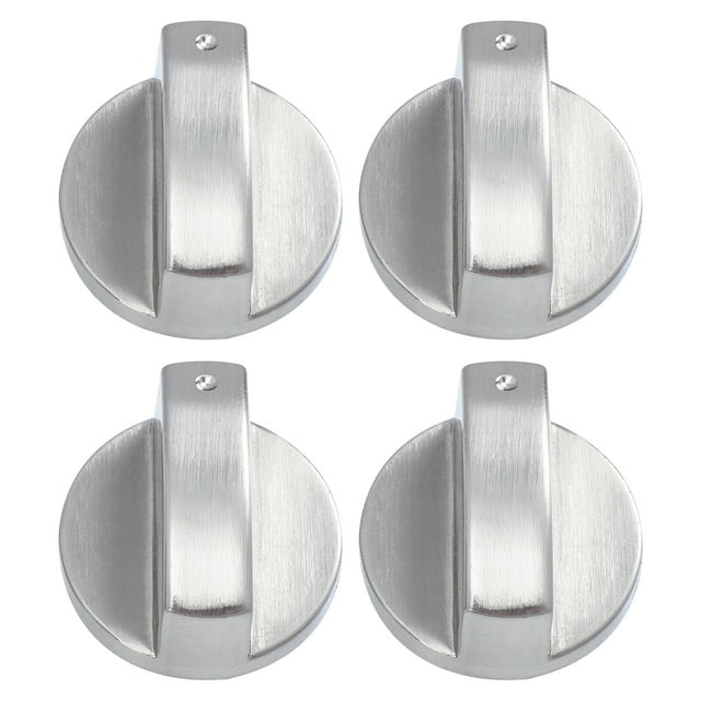 4pcs Replacement Stove Knobs Universal Electric Range Knob Metal Burner