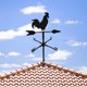 thumbnail image 1 of Retro Forma de gallo Veleta Montaje en valla Veleta Indicador de dirección Jardín Granja Herramientas ón shamjiam Veleta, 1 of 8