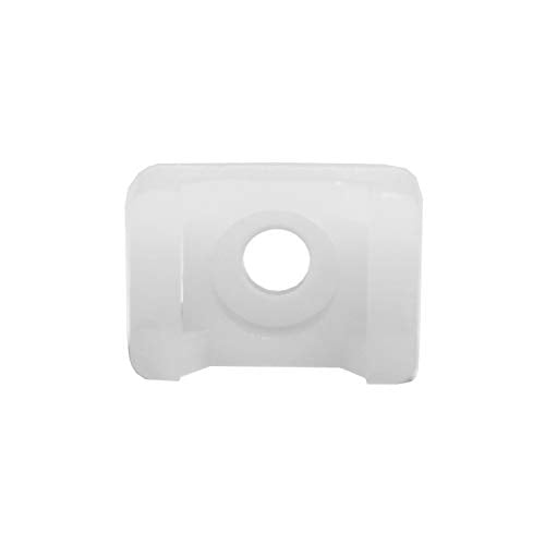 QualGear CM2-W-100-P Montaje para atadura de cables, Color blanco