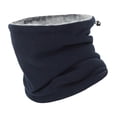 thumbnail image 3 of Polaina de cuello de invierno Yinane Calentador de cuello Azul oscuro, 3 of 8