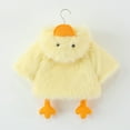 thumbnail image 5 of YMNXA Infant Baby Boys Girls Hooded Cape Coat Long Sleeve Cute Animal Design Plush Soft Warm Jacket For Party Yellow 18-24 Months, 5 of 9