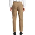 thumbnail image 3 of Lars Amadeus Men's Striped Slim Fit Contrast Color Drawstring Dress Pants, 3 of 6