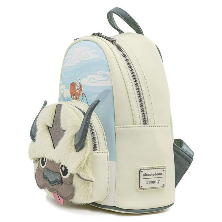 avatar the last airbender appa mini backpack Female The Last Airbender Appa Leather Plush Trim Backpack