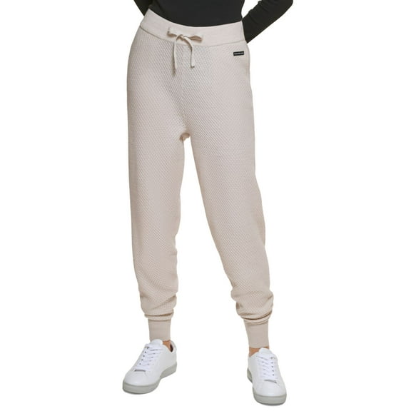 Calvin Klein Womens Honeycomb Jogger Pants