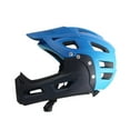 thumbnail image 4 of Casco integral transpirable y ventilado para bicicleta, ideal para montar en bicicleta, hacer snowboard y desplazarse al trabajo. azul, 4 of 9