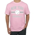 thumbnail image 1 of Wild Bobby City of New York NY Baseball Fantasy Fan Sports Men's T-Shirt, Light Pink, 3X-Large, 1 of 6