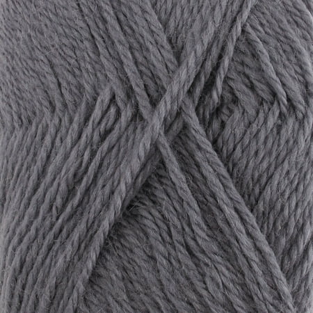 - Wool Yarn Worsted Weight - Snow Blossom Yarn - JubileeYarn - Charcoal - 2 Skeins