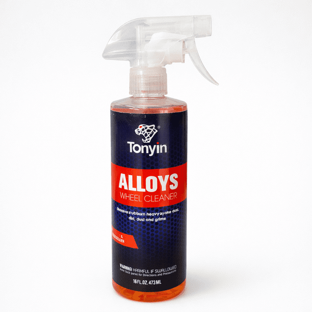 Tonyin Alloys Wheel Cleaner Limpiador de Rines para Auto 473 ml | Limpieza Profunda para Rines de Aleación | Detailing Automotriz