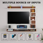 Home Theater Sound System Kit - 2000 Watts Bluetooth Amplifier w/ 4 QTY of 8 Framed Ceiling Speakers 300 W Each, 200 ft Speaker Wire & Remote for Home, Office, Commercial, Bars by Technical Pro