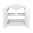 thumbnail image 4 of Modway Bryn 24" Wall-Mount Bathroom Vanity in White White, 4 of 9