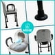 thumbnail image 5 of Silla de Baño para Adulto Mayor con Inodoro WC | Diseño Cuadrado para Mayor Equilibrio y Seguridad para Adultos Mayores | Soporta 110 kg, 5 of 10