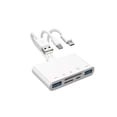 thumbnail image 2 of Multi Interface Card Reader, USB Type C Card Reader, Plug And Play Memory Reader, High Speed Data Transfer Card Adapter, Portable Travel Card Reader, Office Data Tool, 2 of 6