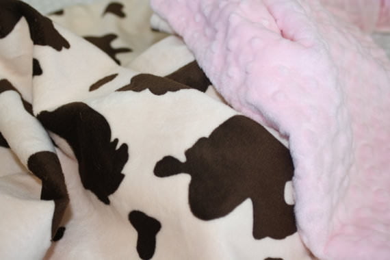 cow comforter baby