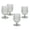 Green, variant on Better Homes & Gardens 4-Piece Clear Ribbed Tritan Goblet Set