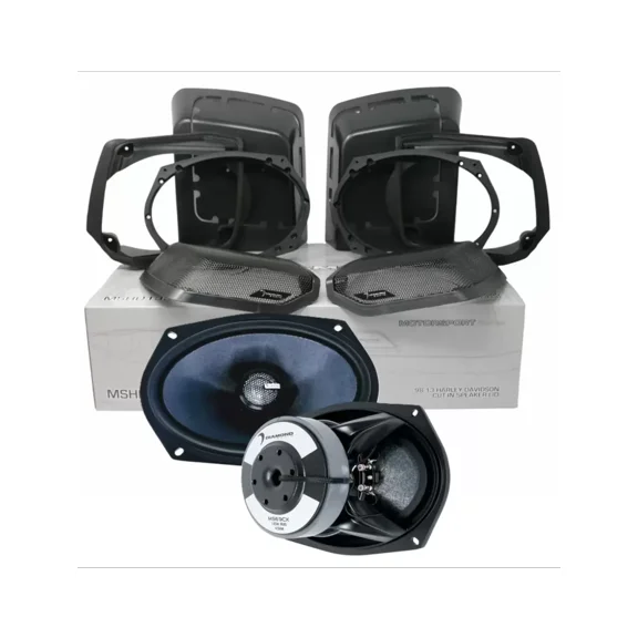 1998-2013 Harley Davidson® Cut In Lid Kit with MS69CX Speaker (4Ω) - MS694CX2LK13