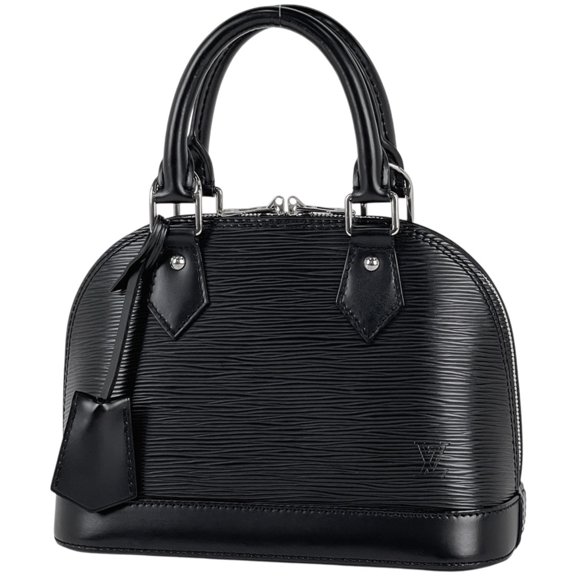 Pre-Owned Louis Vuitton Alma BB 2-way handbag, Epi leather, Noir (black), M40862, women's.