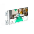 thumbnail image 4 of Two-Sided Acrylic Sign Holder With Suction Cup Grippers 8.5"W X 5.5"H, 10-Pack, 4 of 4