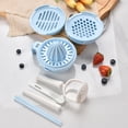thumbnail image 1 of YAOMOBB Bol Alimentaire pour Tout-Petits, Bol Alimentaire de Qualité Alimentaire Réutilisable avec Poignée pour Préparation des Aliments pour Nourrissons, 1 of 6