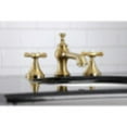 thumbnail image 3 of Kingston Brass KC7067BEX Essex 8 in. Widespread Bathroom Faucet, Brushed Brass, 3 of 5
