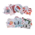thumbnail image 4 of 46 Piezas Sello Viajando Tema Etiqueta De Papel Etiqueta De Decoración DIY Diario Álbum Scrapbooking Sobres Sellado Etiqueta Mano Cuen SOLEDAD Pegatinas de sellado decorativas, 4 of 10