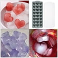 thumbnail image 3 of Molde de cubos de hielo de silicona con tapa Cubos de hielo fabricante Cubos de hielo haciendo moho para el hogar, 3 of 5