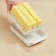 thumbnail image 1 of Butter Keeper, Butter Dish, Plastic Butter Cutting Storage Box with Lid for Kitchen Refrigerator 1-Pack, 1 of 6