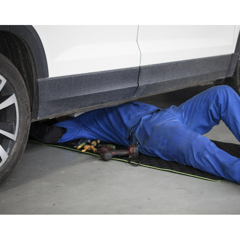 Auto Drive 1pc Car Repair Mat Black Polyester Automotive Repair and Maintenance Work Mat Part#20AC1003