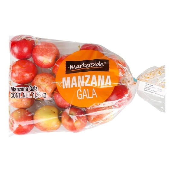 Manzana gala Marketside en bolsa 1.3 aproximadamente precio por kilo