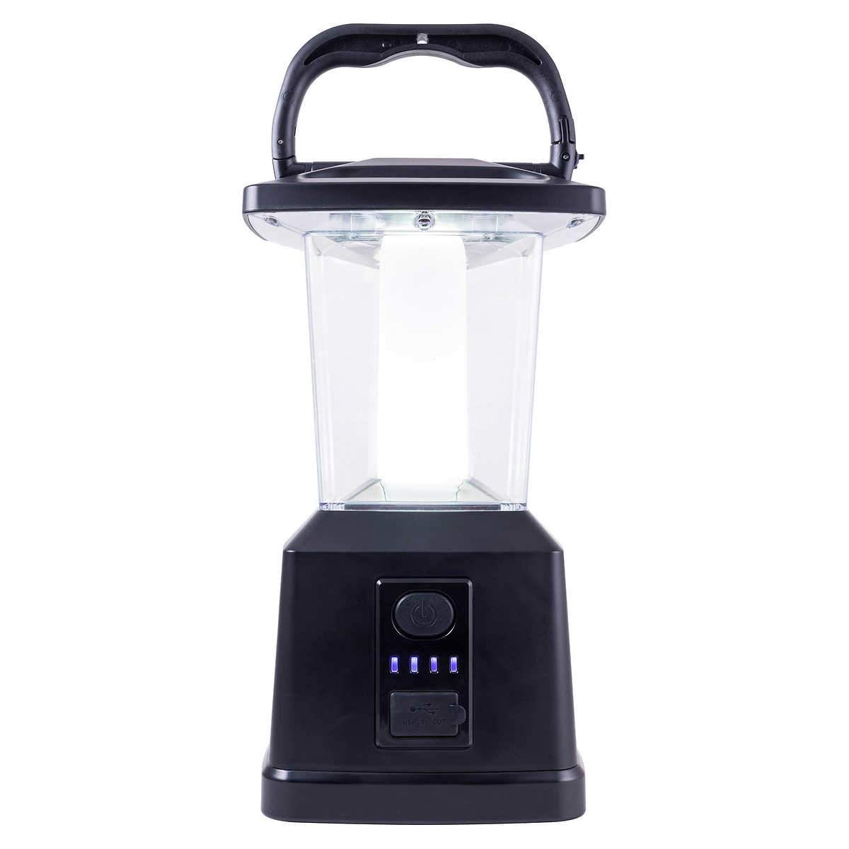 Enbrighten 650 Lumen Rechargeable LED Lantern with USB Power Bank
