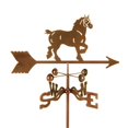 thumbnail image 1 of EZ Vane EZ1502-DK Girouette de Cheval de Trait avec Support de Pont, 1 of 1