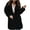 Womens Flannel Shirts Black, variant on BSDJILFG Winter Coats for Women Fleece Jackets Long Sleeve Cozy Fuzzy Brushed Medium Length Outerwear Shirt Jackets Winter ,S-3XL