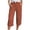 Brown, variant on felwors Wide Leg Capri Pants for Women Plus Size Cotton Linen Bermuda Shorts Casual Summer Cropped Lounge Trousers Beach Pant (Grey, L)