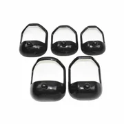 black  5 Pcs/set Beard Styling Tools for Men Fashion Goatee Shaping Template Beard Shaving Face Care Modeling Tool Gift for Husband