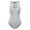 HEATHER GREY, variant on FashionMille Women's Regular FIt Basic Solid Sleeveless V Neck Bodysuit Top