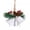 White, variant on Festive Bell with Pine Cone Design Christmas Bells Decoration 1/4pcs Christmas Bells with Pine Cone Design Easy Installation Hanging Decor for Doors