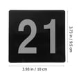 thumbnail image 3 of Número de mesa de 25 piezas de mesa Número de fiesta de bodas Card de tarjetas de asiento Número de bar de la barra (1-25), 3 of 8