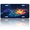 Colorful Lotus, variant on 1 Pcs 2D Flat License Plate Covers & Frames, Neoncolored For Decorative Front, Waterproof For Decoration Aluminum License Plate Covers & Frames Cover For Men Women, 12" X 6"