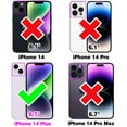thumbnail image 2 of Furiet Argyle Wallet Case for iPhone 14 Plus 6.7 inch with Tempered Glass Screen Wrist Strap Shoulder Strap, Card Slots Phone Cover for i-Phone 14+ iPhone14Plus 5G i i14 + iPhone14 14Plus Green, 2 of 8