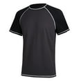 thumbnail image 1 of Traje de surf para hombre, traje de baño, traje de protección solar suelto de manga corta para hombre UPF50 + traje de protección solar para deportes al aire libre, 1 of 6