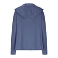 thumbnail image 4 of SHTXOZHI Veste Athlétique Légère pour Femmes Protection Solaire Fermeture Éclair Complète Manches Longues Chandails à Capuchon Randonnée Extérieur, 4 of 7