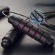 thumbnail image 2 of Nvzi Cuerda para saltar, cuerda para saltar de velocidad rápida sin enredos, cable con rodamientos de bolas, cuerda para saltar de acero ajustable para entrenamiento (azul), 2 of 5