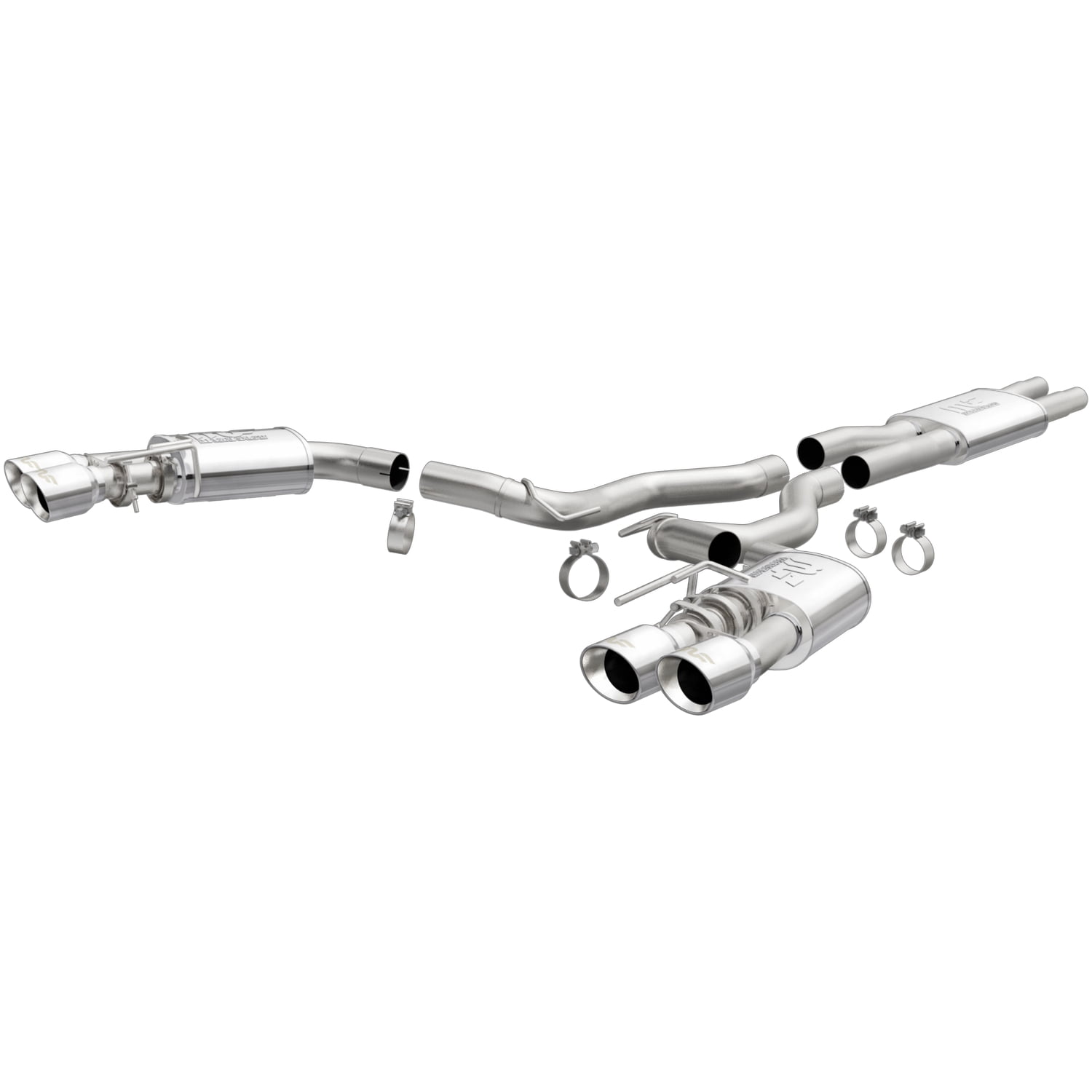 Stainless Steel Exhaust Muffler Cat Delete Pipe Tube 5/"ID to 5/"OD 30/" Length